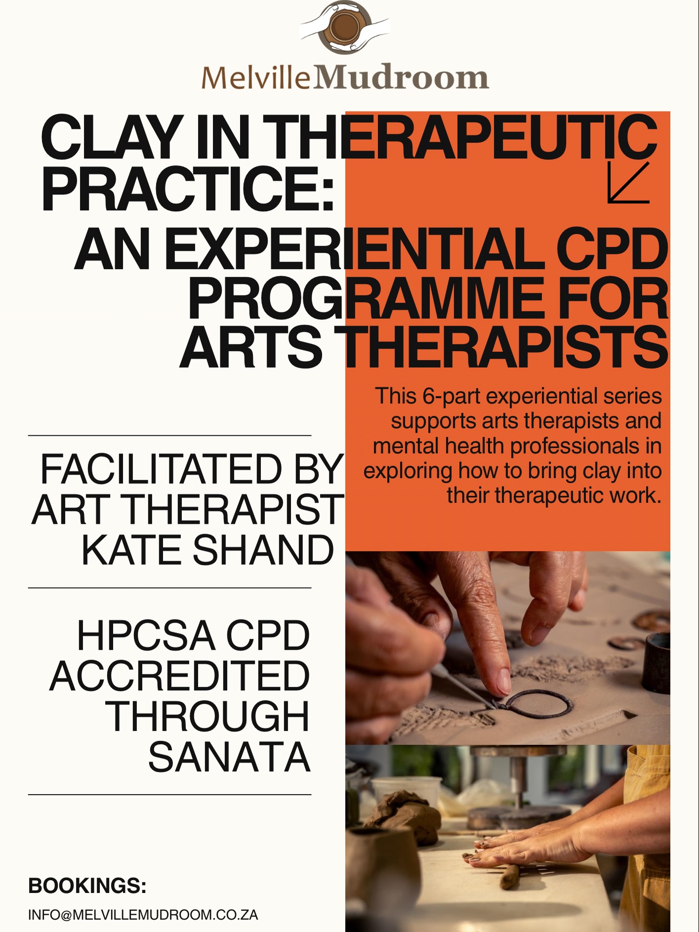 Clay in therapeutic practice: CPD workshop series